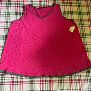 Catherine’s Women’s Sleeveless Shirt Pink Size 3X 26/28W NWT